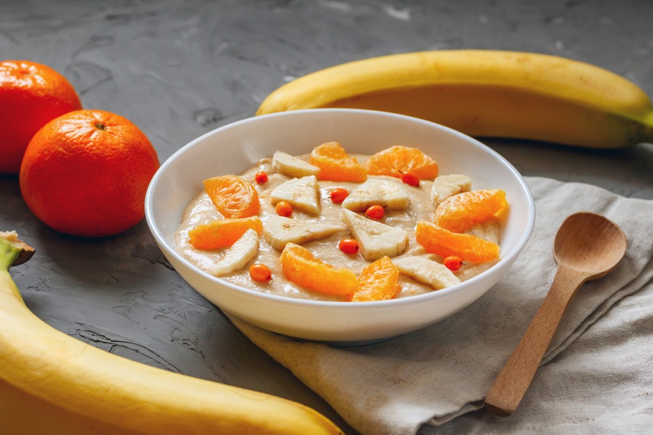 Smoothie Bowl mit Sanddornsaft