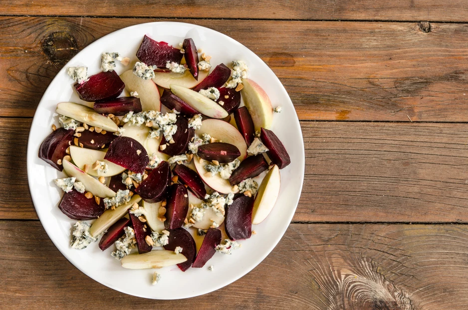 Rote Rüben mit Apfel