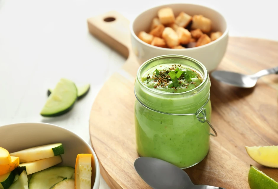 Kalte Gemüsesuppe
