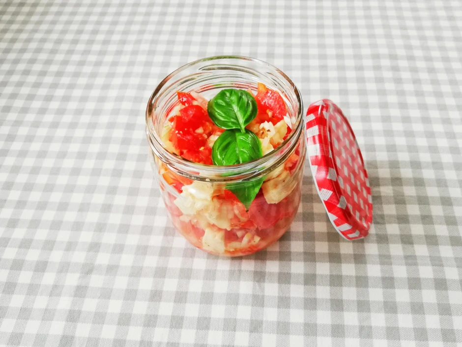 Mozzarella aus dem Einmachglas