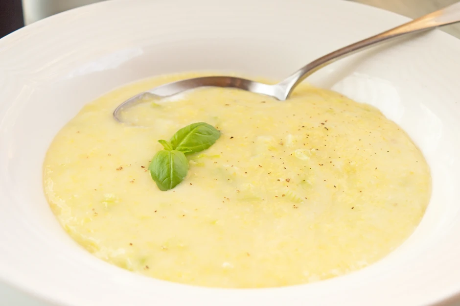 Polenta-Lauchsuppe