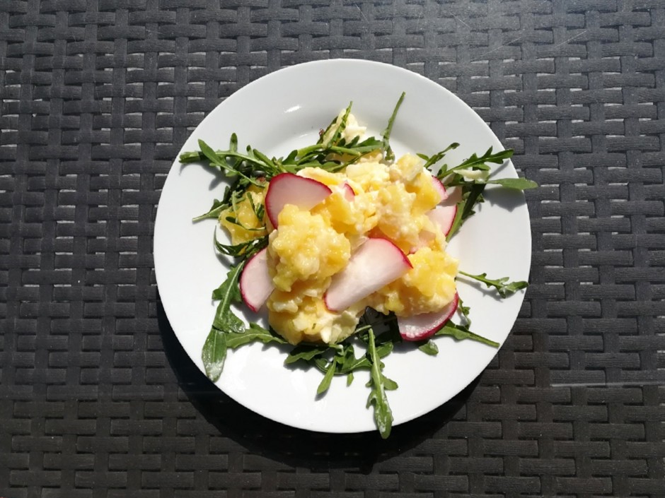 Rucola-Radieschen-Kartoffelsalat