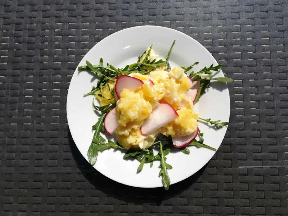 Rucola-Radieschen-Kartoffelsalat