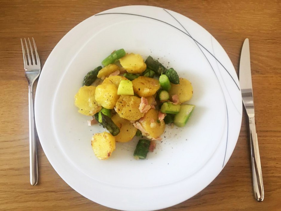 Spargel-Kartoffel-Pfanne