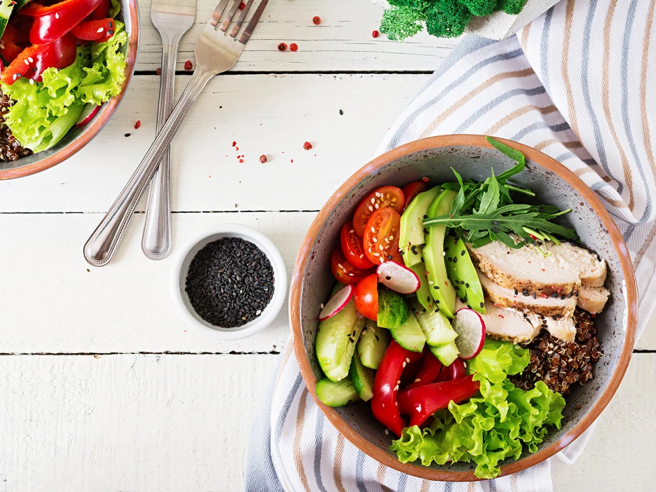 Buddha Bowl mit Huhn