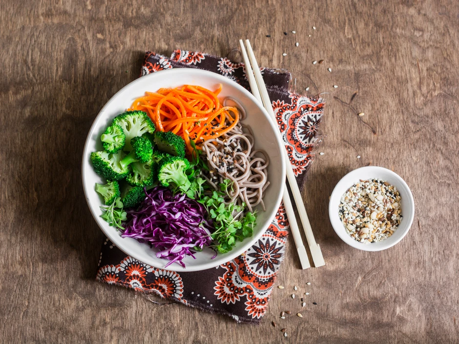 Buddha Bowl mit Nudeln