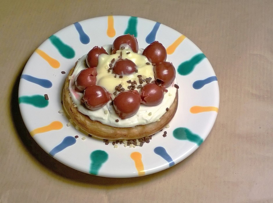 Pancakes mit Weichseljoghurt