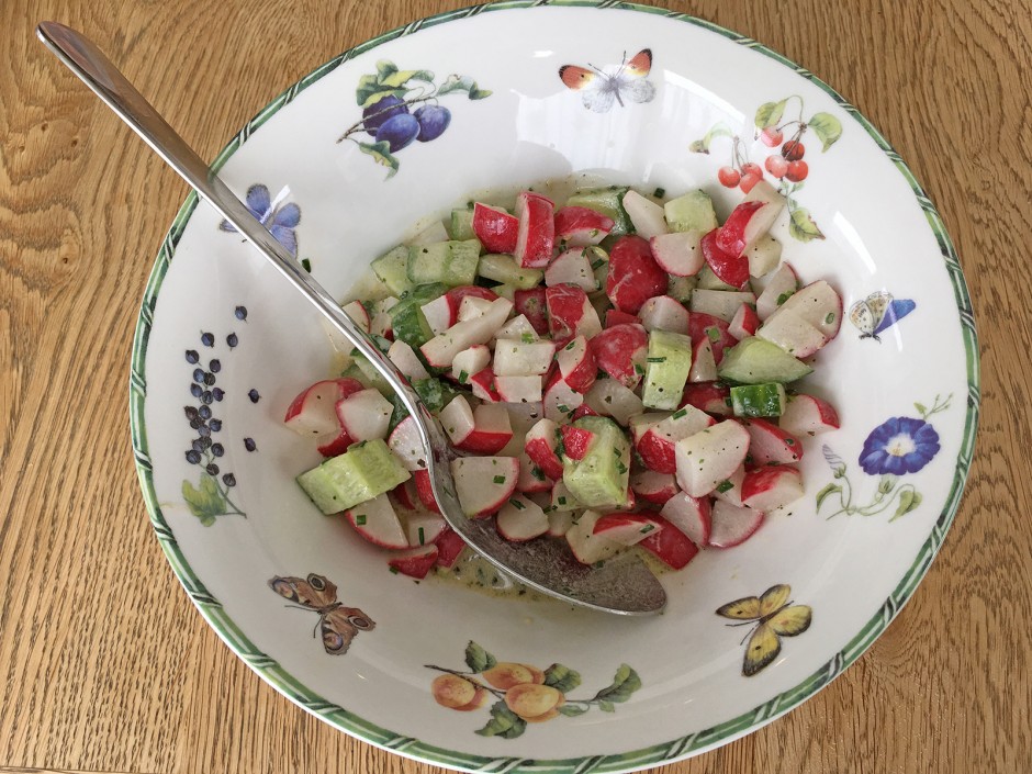 Gurken-Radieschen-Salat
