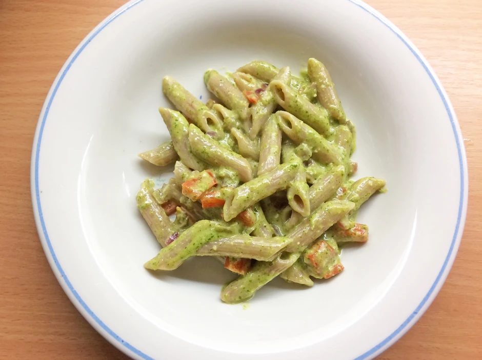 Rucola-Pesto-Nudeln