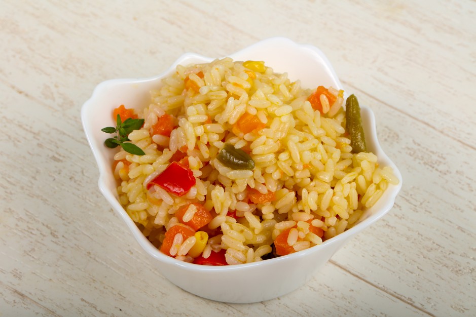 Gemüse-Curry-Reis
