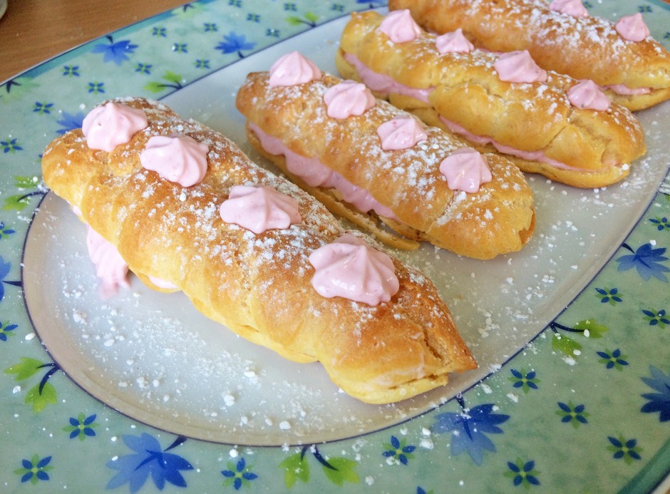Erdbeer-Eclair