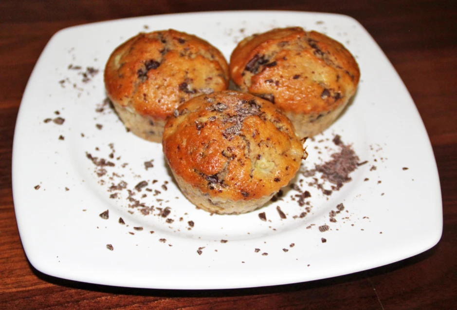 Schoko-Rhabarber-Muffin
