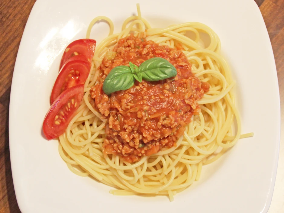 Pasta Asciutta mit Sojagranulat