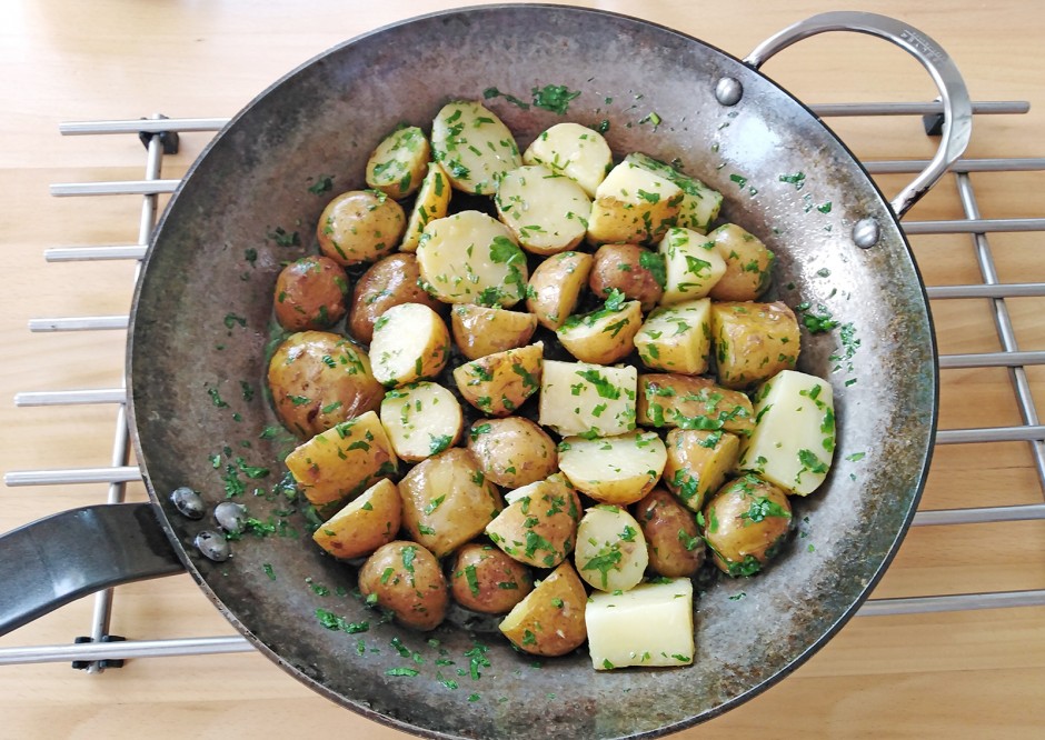 Heurige Petersilienerdäpfel