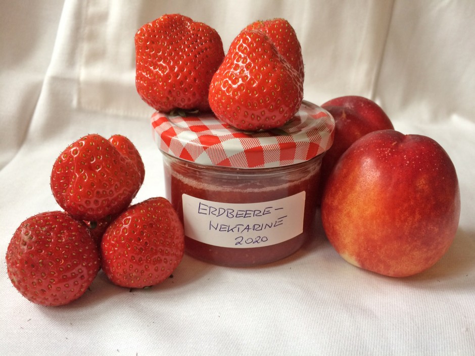 Erdbeer-Nektarine-Marmelade