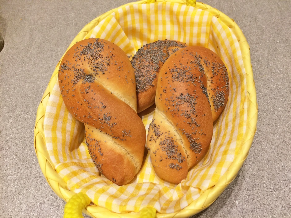 Milchgeb&auml;ck mit Mohn