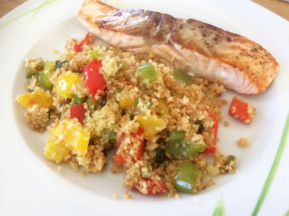 Lachs mit Couscous