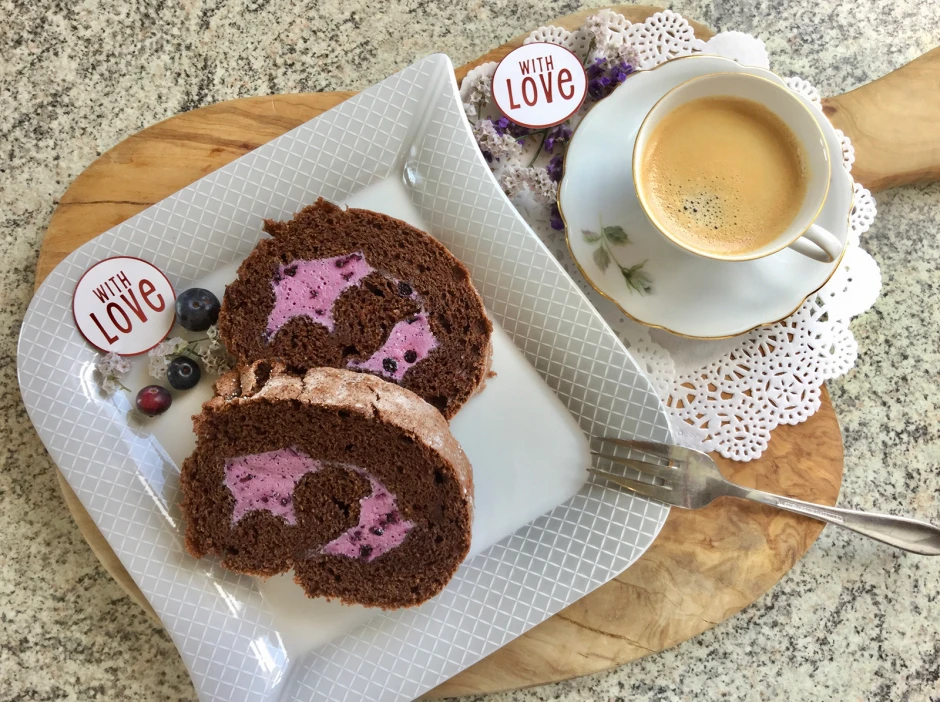 Heidelbeerroulade