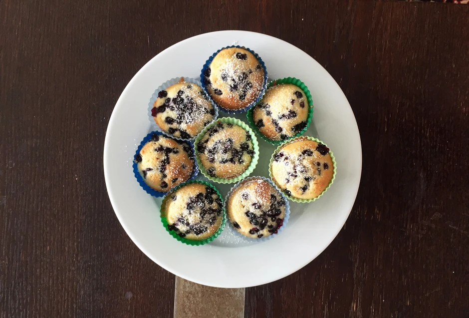 Schwarzbeermuffins
