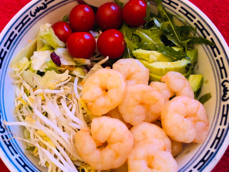 Garnelen Salat