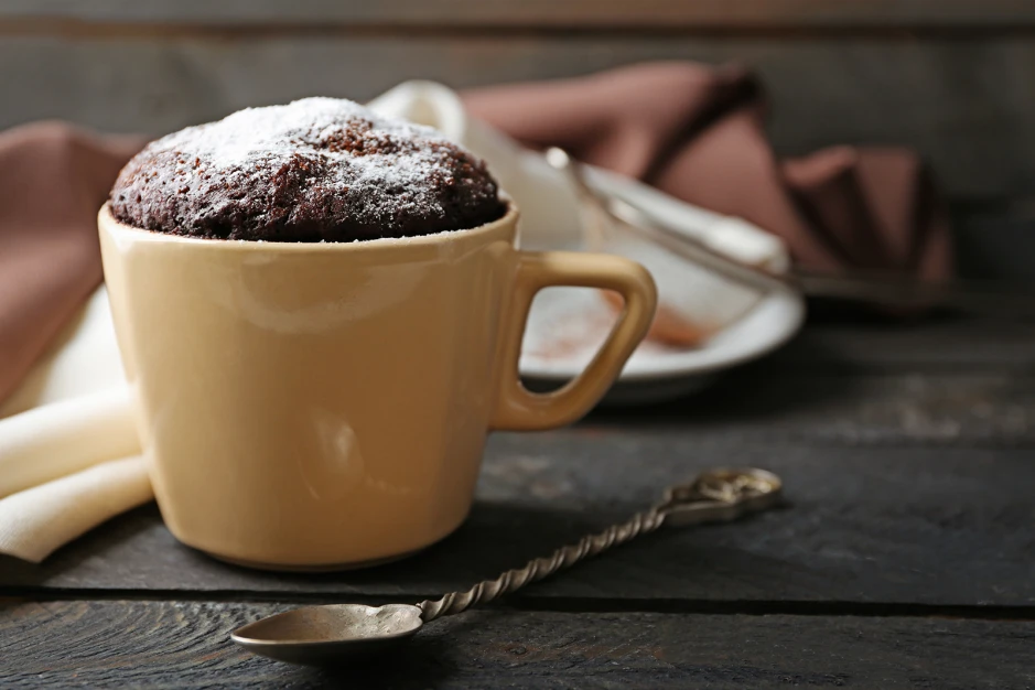Tassenkuchen mit fl&uuml;ssigem Kern