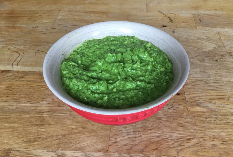 Spinatpesto