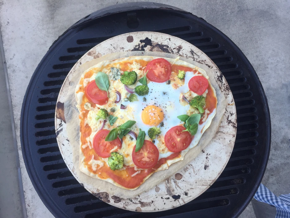 Pizza Vegetariana vom Grill