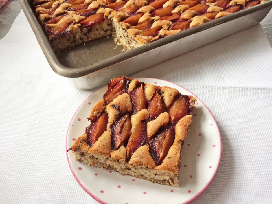 Zwetschgenkuchen mit Schokostreusel
