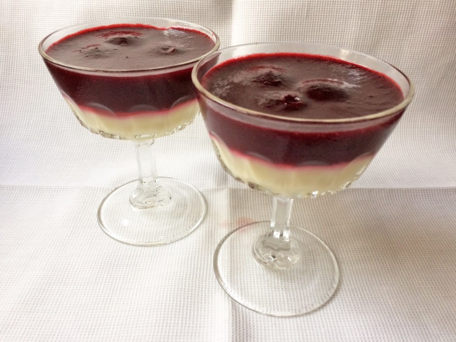 Brombeer-Vanille-Dessert