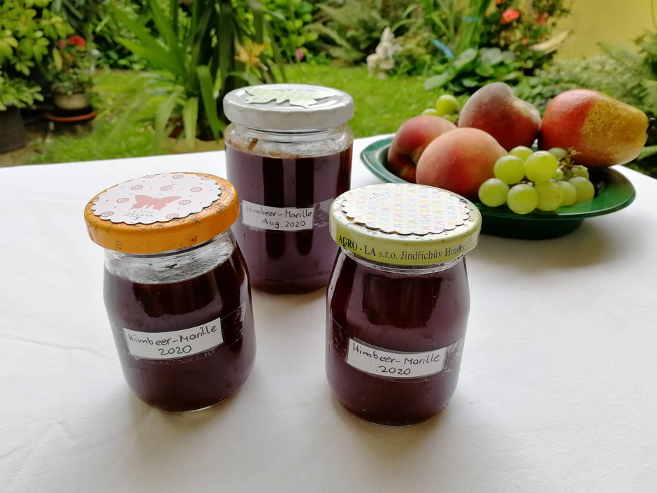 Himbeer-Marillen-Marmelade