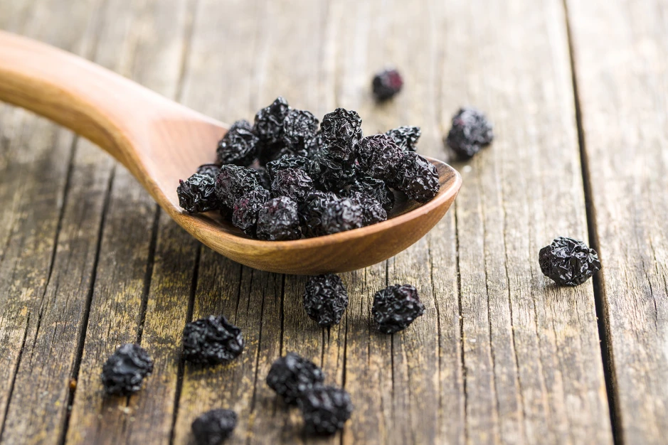 Aroniabeeren trocknen