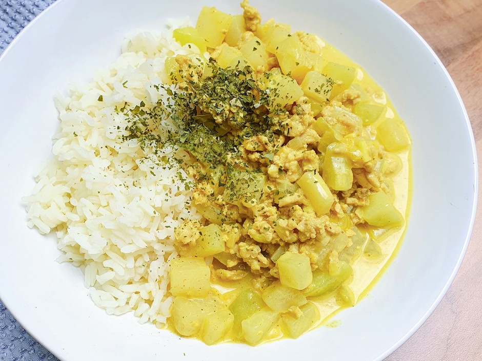 Kohlrabi-Hühner-Pfanne