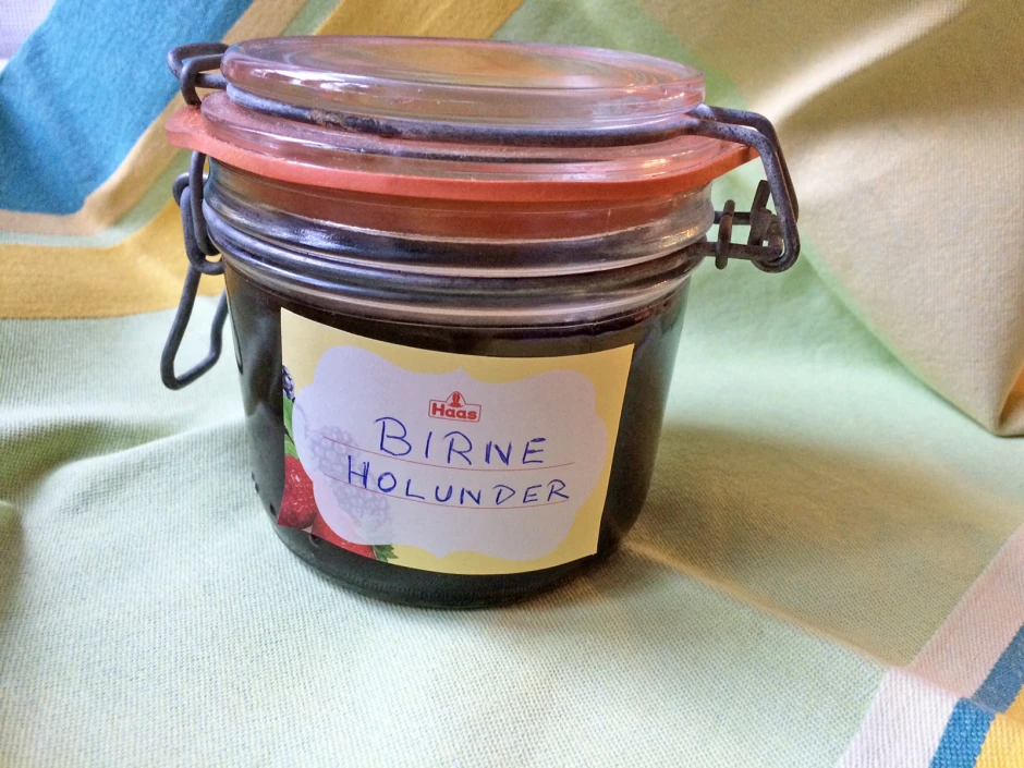 Birnen-Holunder-Marmelade