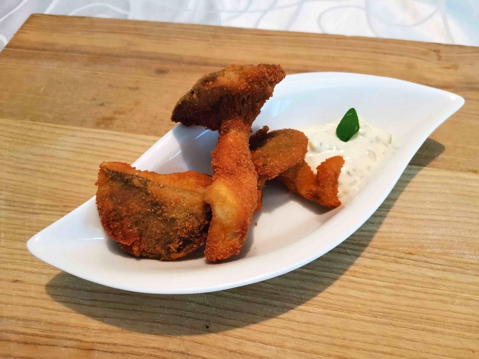Gebackene Kräuterseitlinge