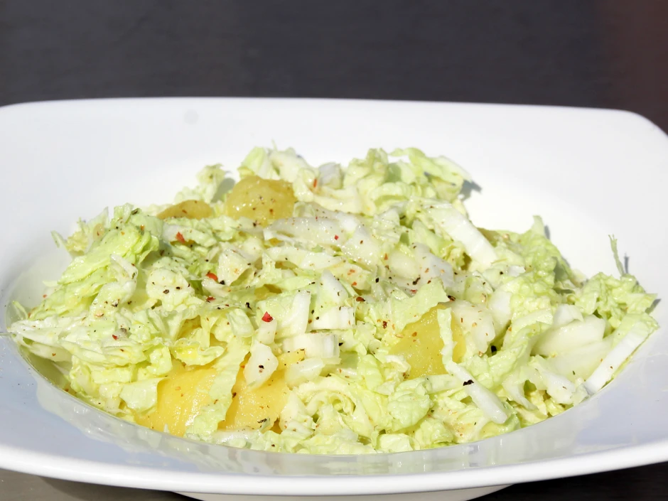 Chinakohlsalat mit Kartoffeln