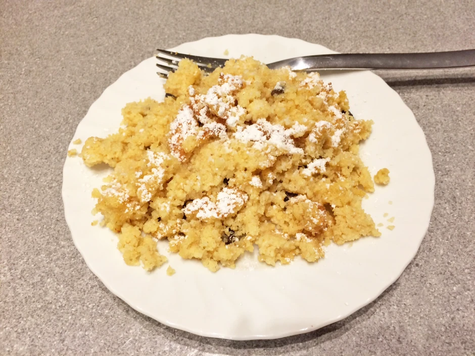 Polenta-Schmarren