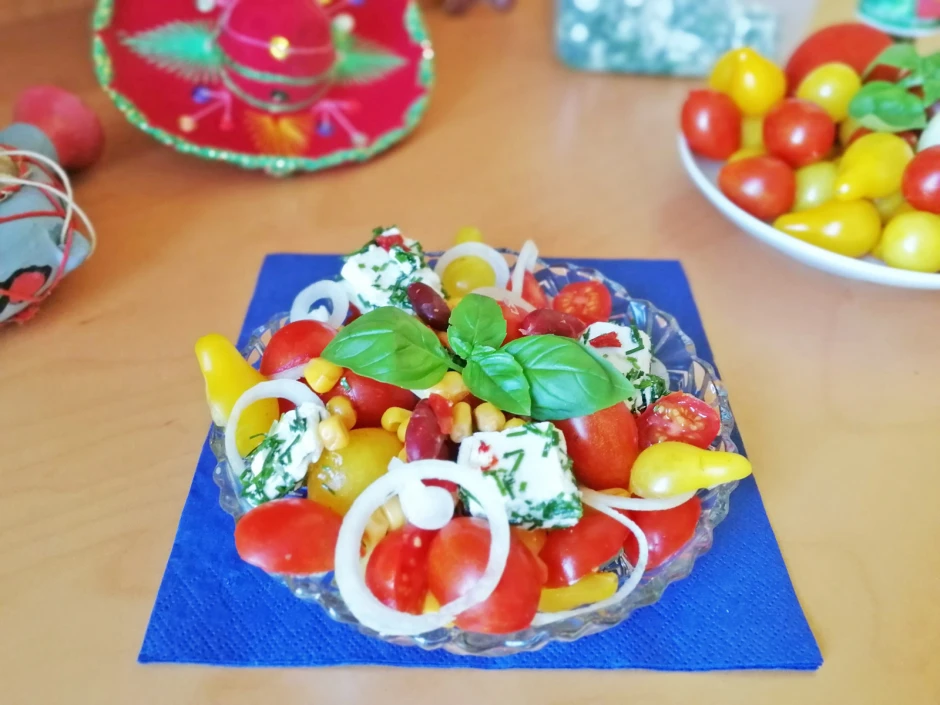 Paradeissalat  mexikanische Art