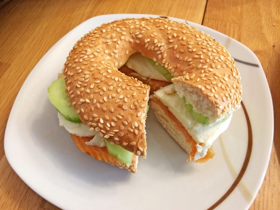 Lachs-Bagel