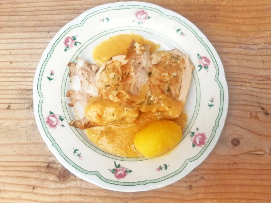Gefülltes Kalbfleisch