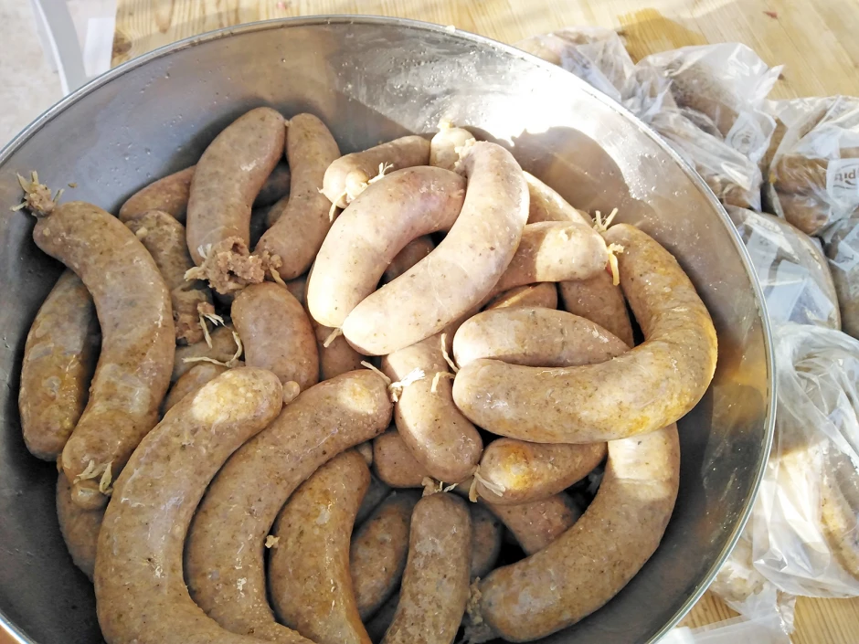 Burgenl&auml;ndische Sautanzbratw&uuml;rstel