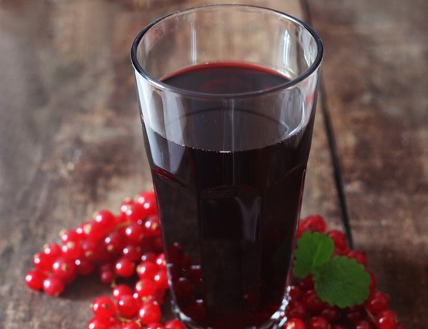 Ribiselsaft -sirup