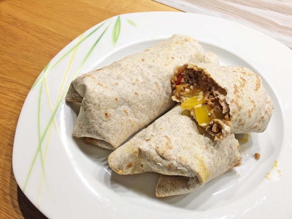 Wraps mit Faschiertem