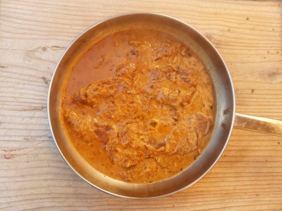 Zwiebelsaucenfleisch