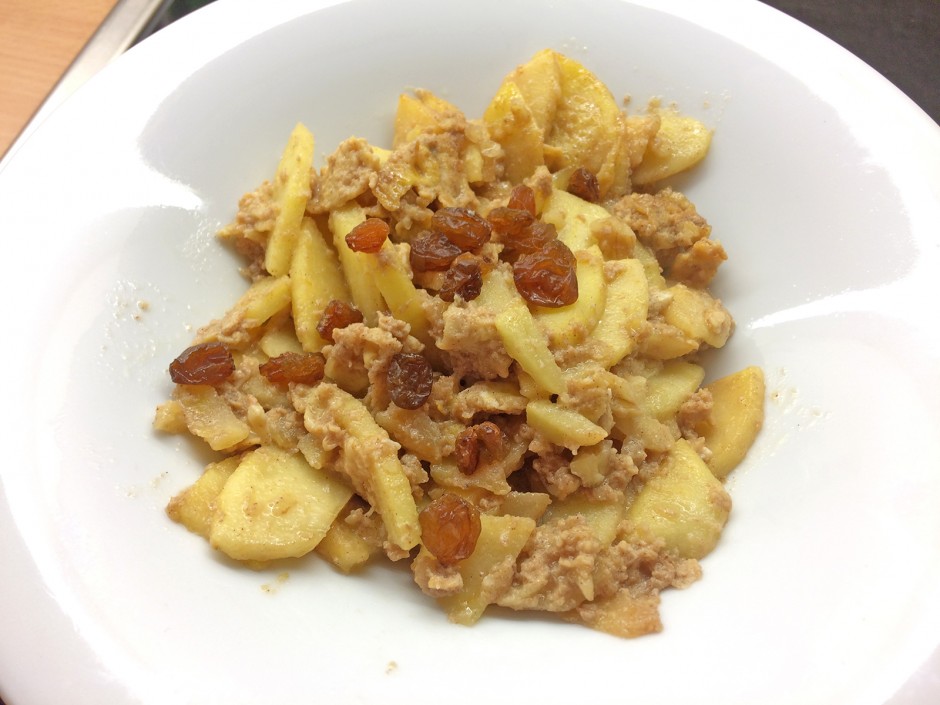 Apfel-Rührei