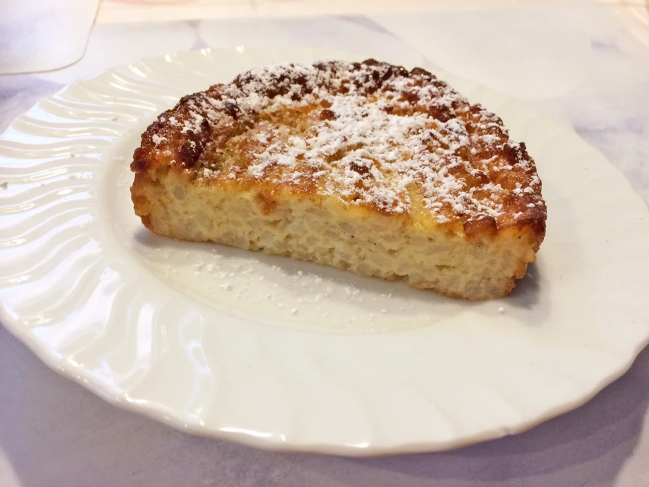 Reisauflauf mit Sauerrahm