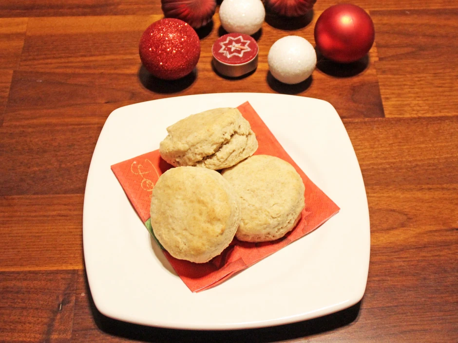 Weihnachtliche Scones