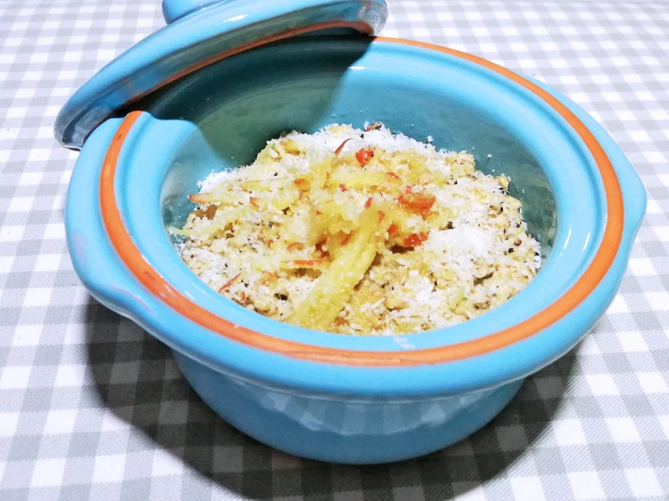 Kokos-Apfel-Porridge