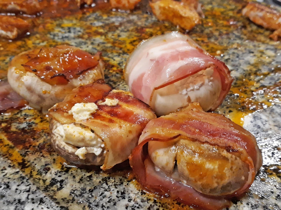 Gef&uuml;llte Champignons