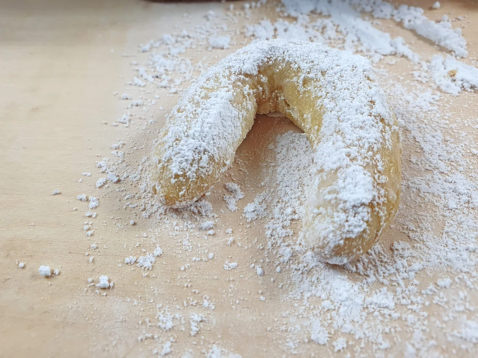 Vanillekipferl aus M&uuml;rbteig