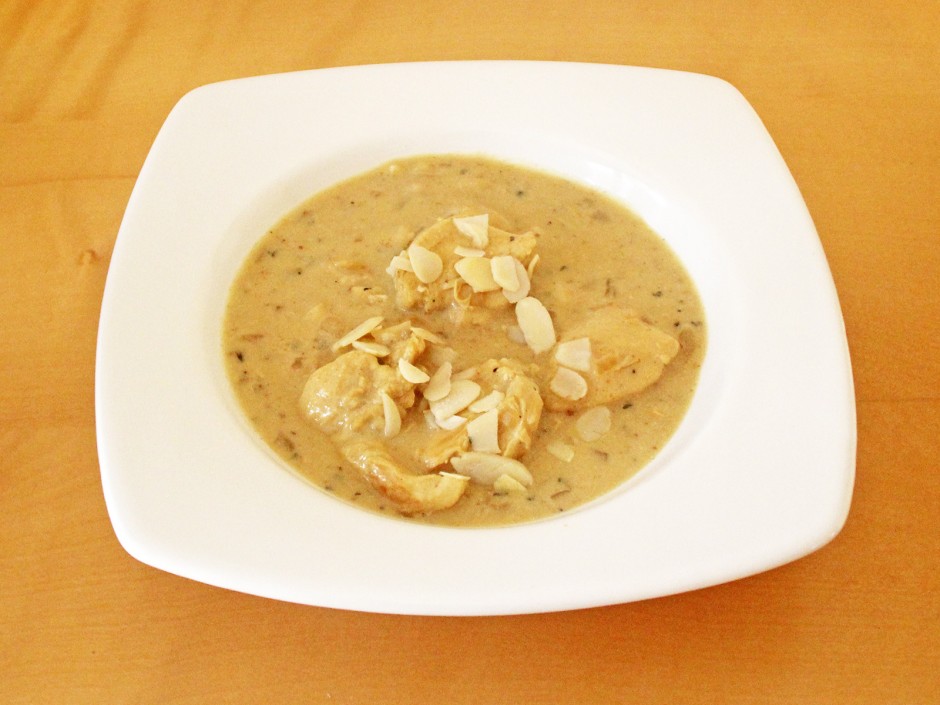 Einfaches Putencurry